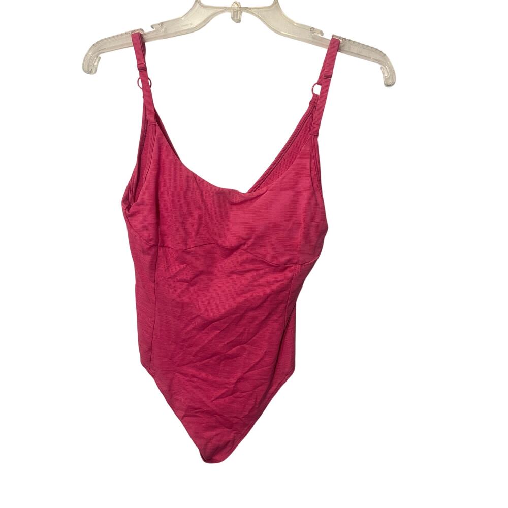 Outdoor voices pink move free Leotard body suit size medium